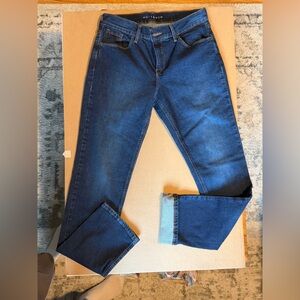 Mother Blue High-Rise Slim Jeans